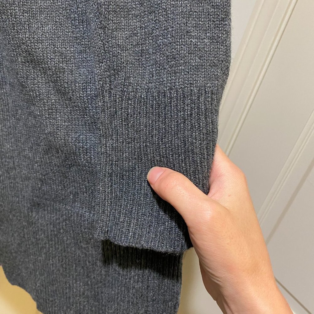 Theory | Cashmere Malinka belted cardigan | Charcoal | Size S - Picture 12 of 12